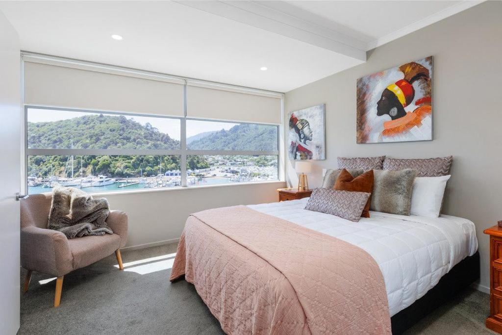 Astonishing Views Superb Waterfront Apartment Picton Exteriör bild